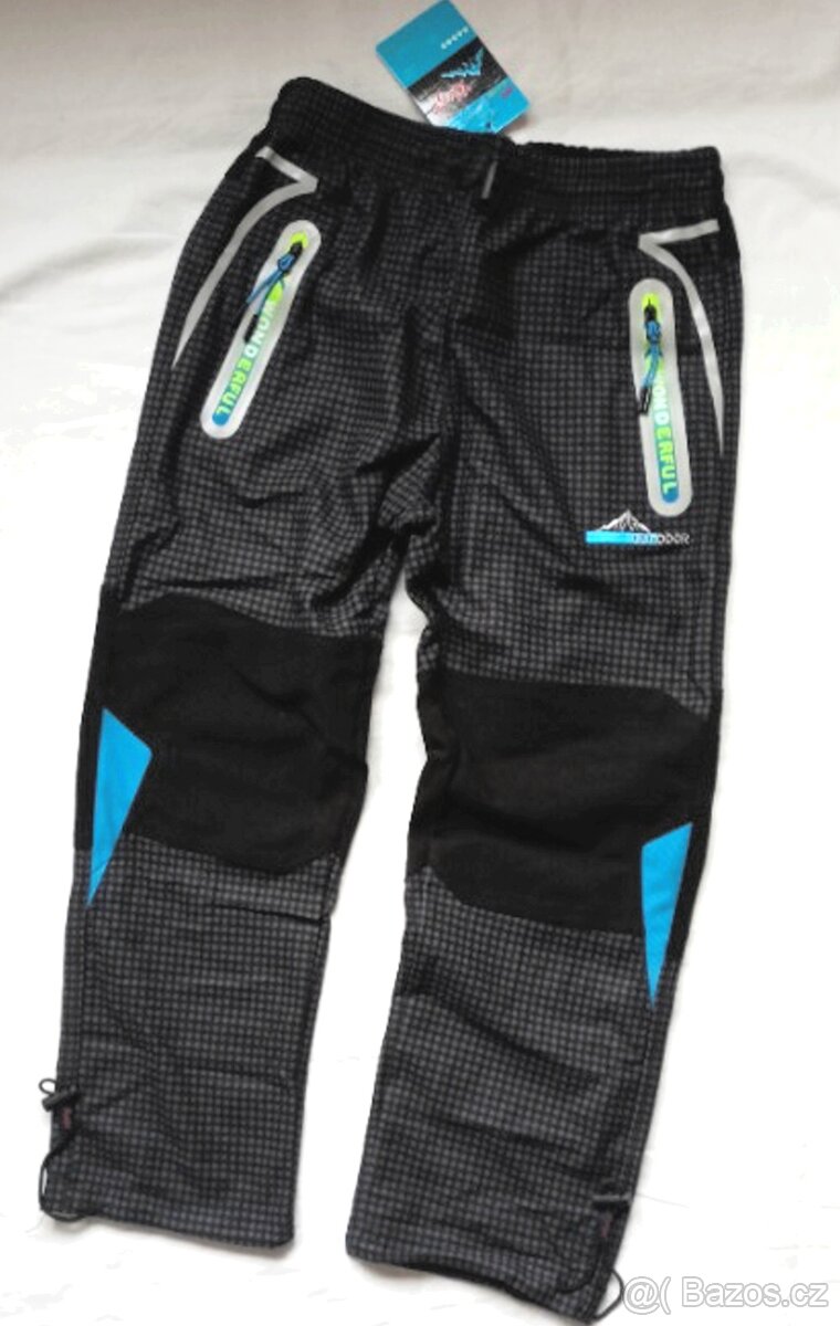 NOVÉ jarní OUTDOOROVÉ KALHOTY - KUGO, 10-11 let, 146 cm