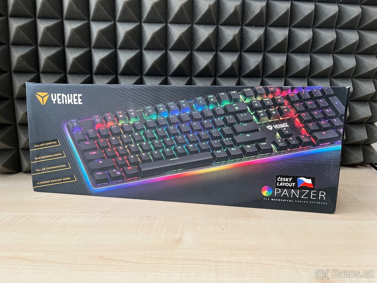 Herní klávesnice Yenkee Panzer YKB 3400 CZ