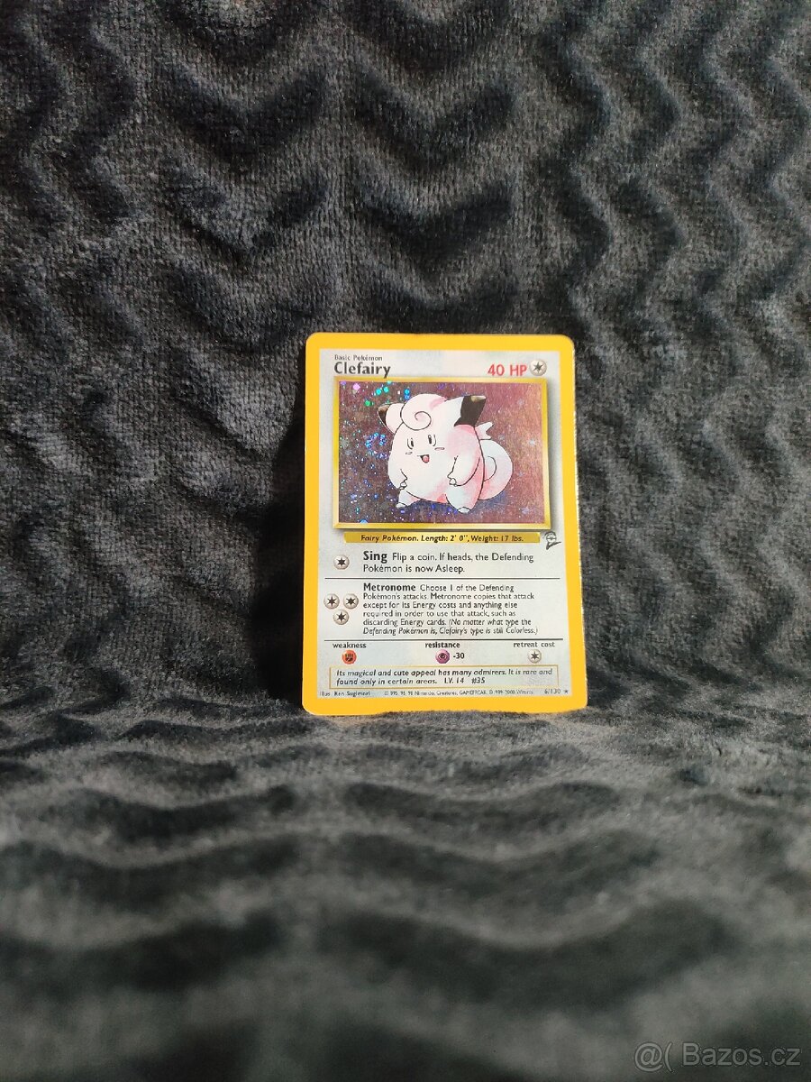 Pokemon karta Clefairy 1995 📈