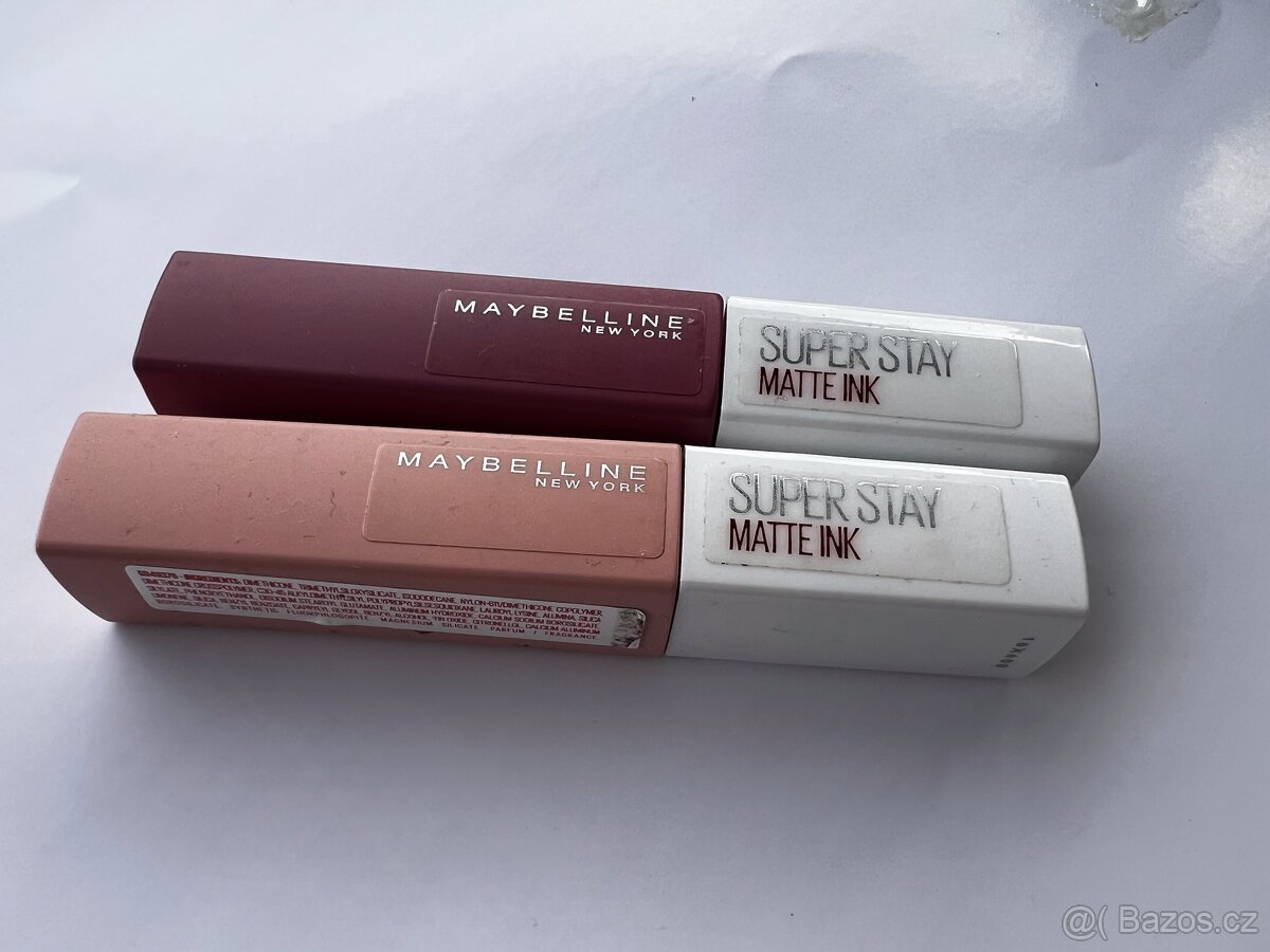 Rtěnky (použité) od Maybelline