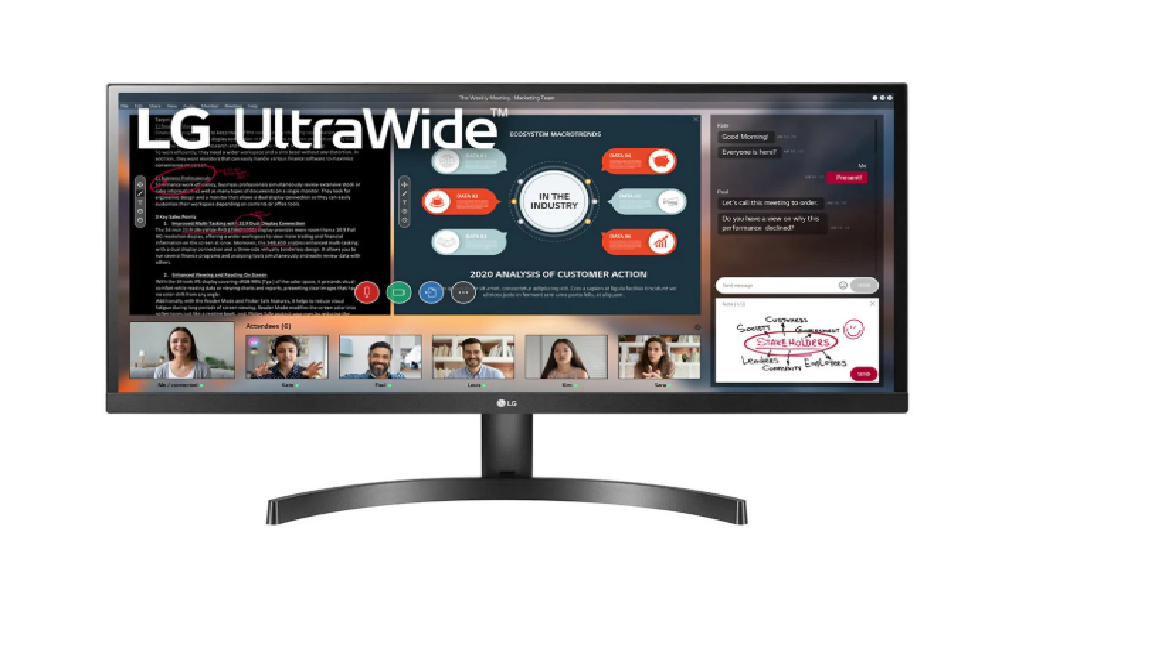 IPS monitor LG FullHD 2560 × 1080, IPS, 21:9 širokoúhlý