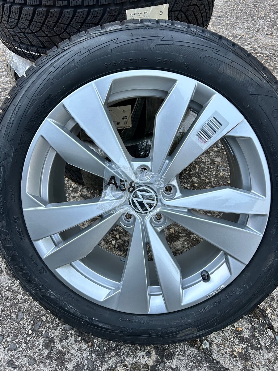 VW ID 3, 215/55/18 nová zimní sada