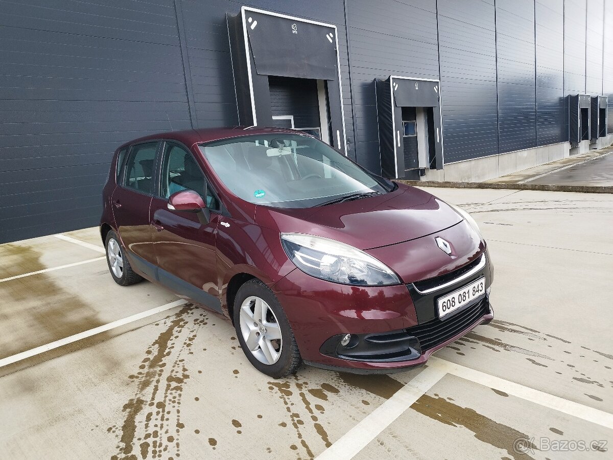 RENAULT SCENIC III. 1.6i16V,2012,137000km,servisní kniha