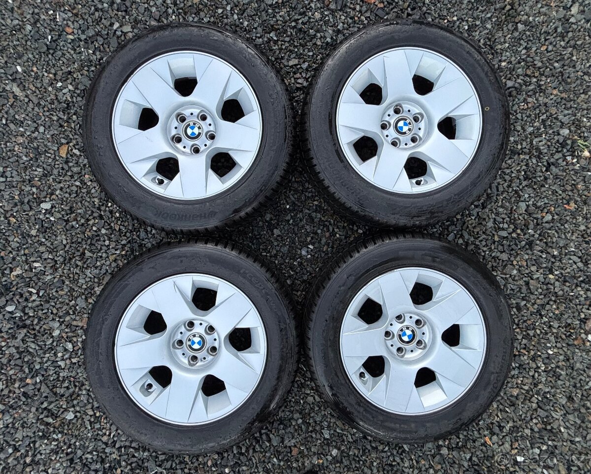 Alu kola na BMW 7 R17 zimní pneu 245/55/17