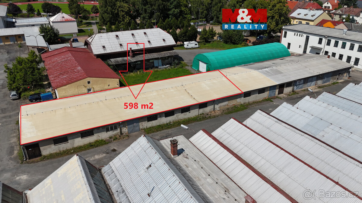 Pronájem skladu, 598 m², Svitavy, ul. U Stadionu