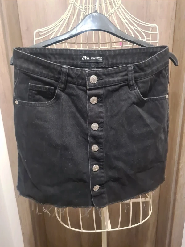 džínová minisukně ZARA M