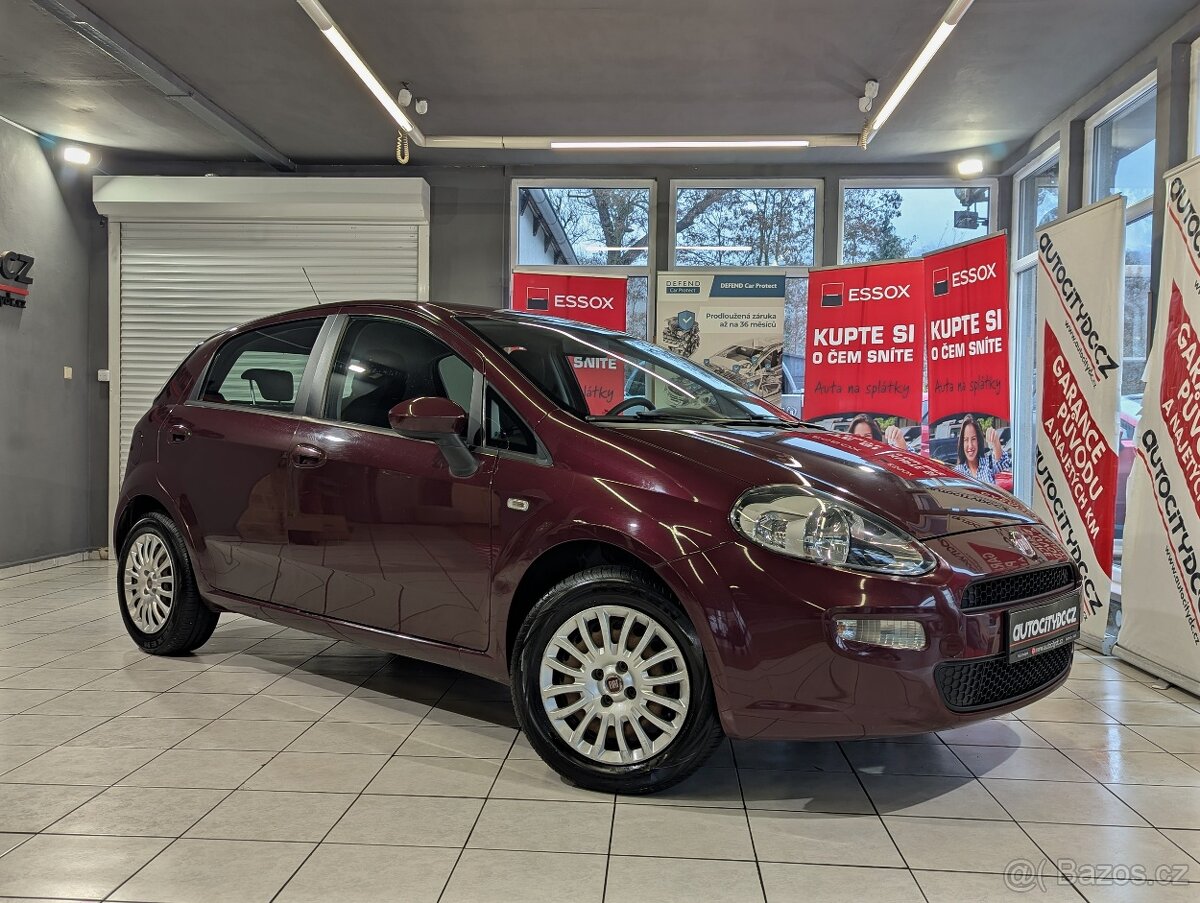 Fiat Punto 1.2i 51kW 1. majitel ČR, KLIMA