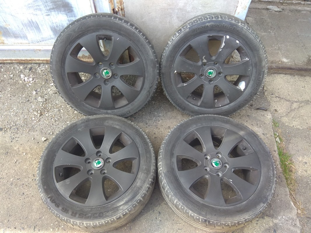 16"letní alu sada Spectrum 5x112 origo Škoda Superb 2 Yeti