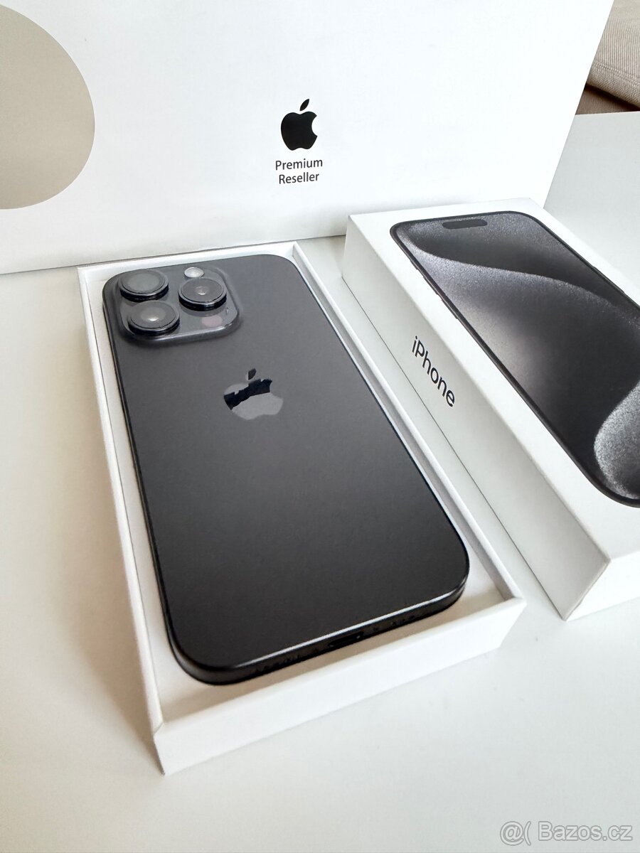 iPhone 15 Pro, Black Titanium 128Gb