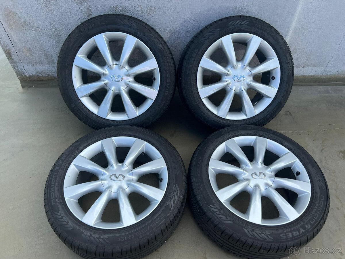 Alu kola Infiniti 8X18 5X114,3 ET47 225/55R18 98V 8,5mm