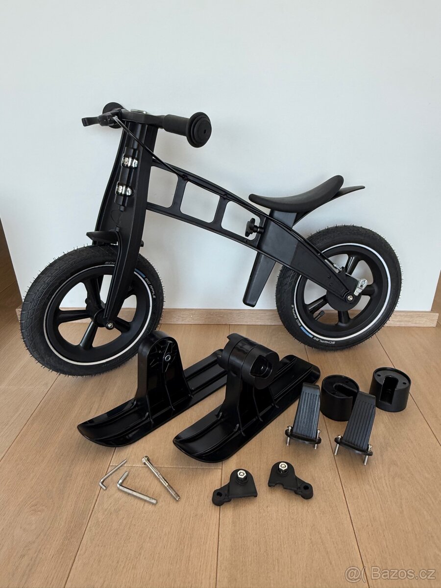 FirstBIKE Limited Edition Black + ski + Adaptér