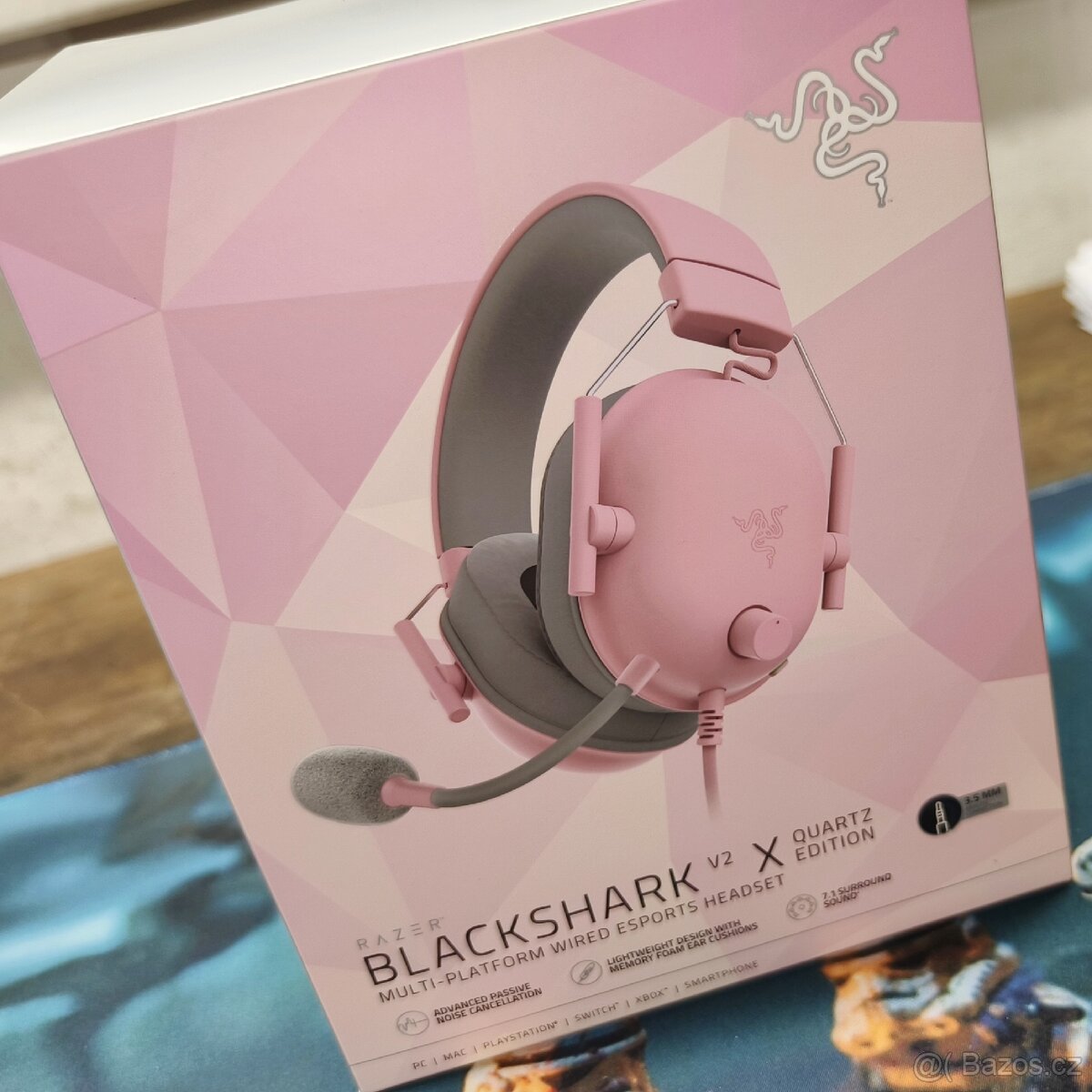Razer BlackShark V2 X Pink (růžové)