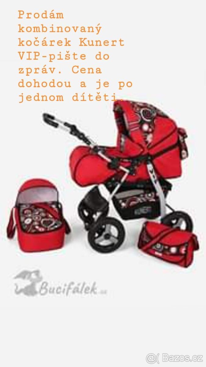 Hračky a kočárek Kunert VIP