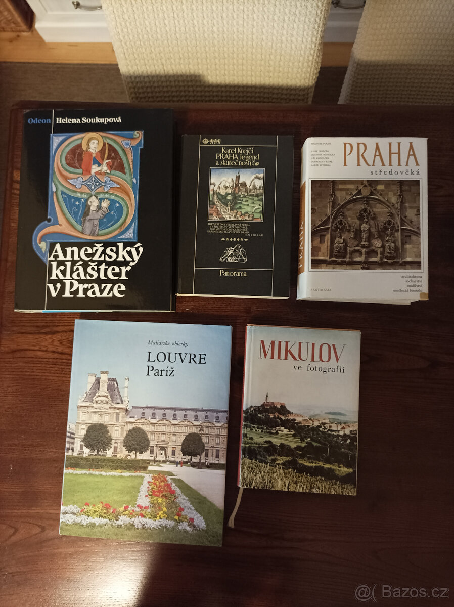 Anežský klášter v Praze, Praha středověká, Louvre Paříž atd.