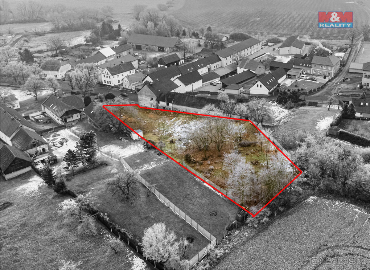Prodej pozemku k bydlení, 2641 m², Kšice