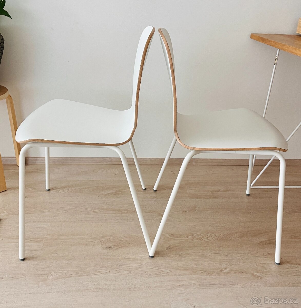 4ks jídelní židle z překližky SVENBERTIL z Ikea