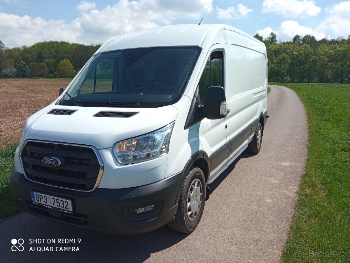 Ford Transit 2.0 96 kw r.2020 koupeno ČR servisní kniha