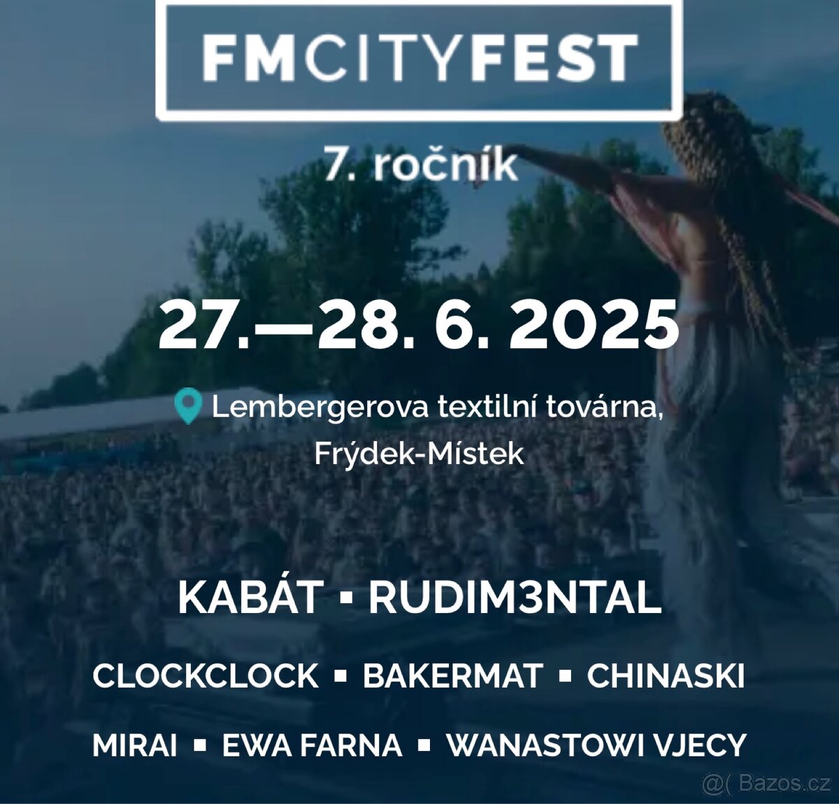 Lístek na FM CITY FEST 2025 pátek