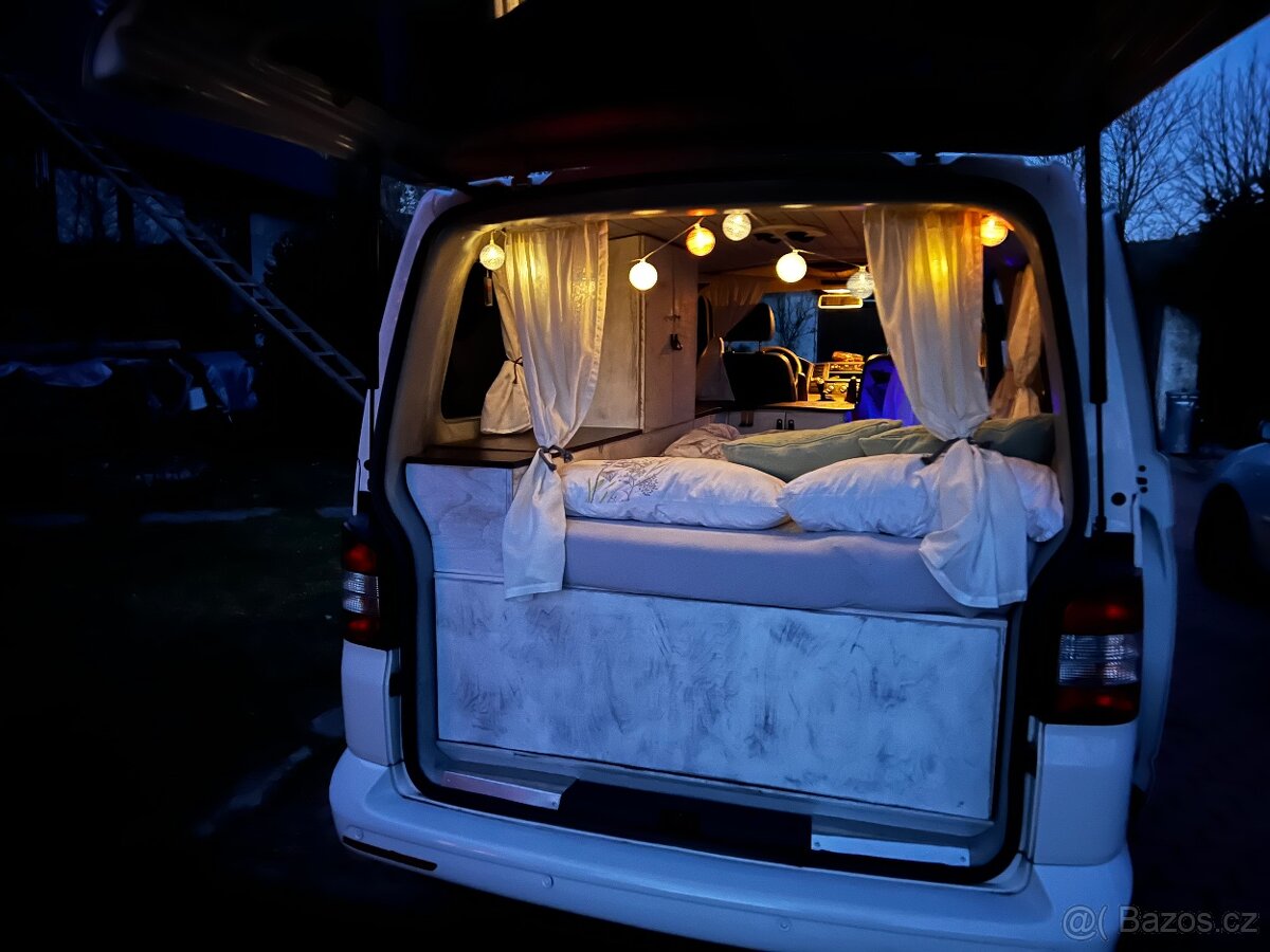 VW T5 long s vestavbou