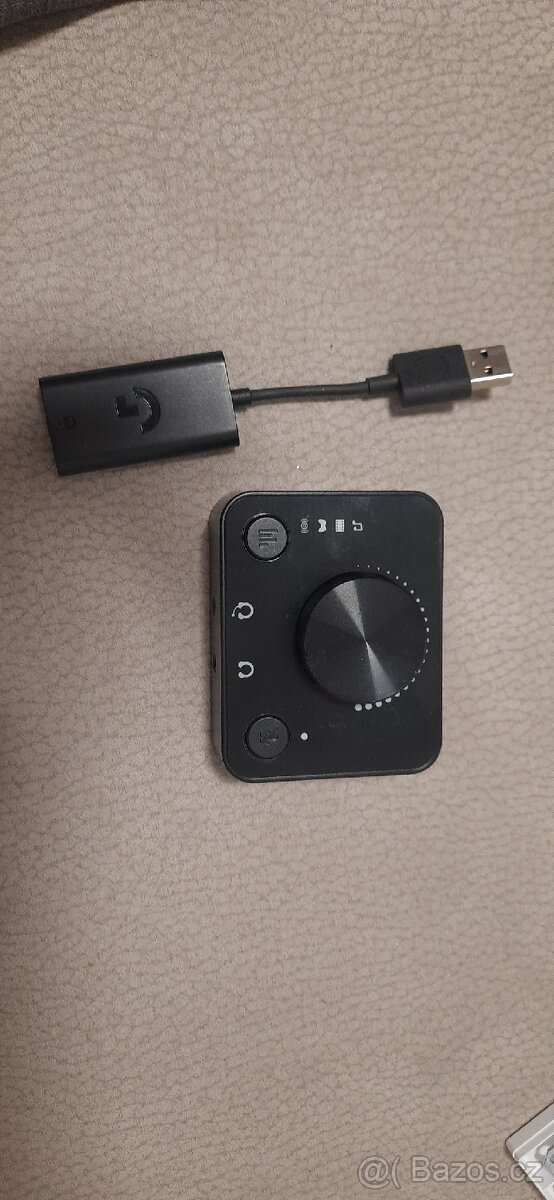 4 ekvalizér USB ztlumení mikrofonu a ovládání hlasitosti