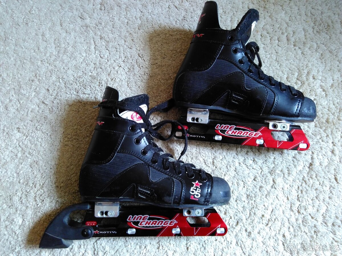 vel.41, Bauer inline brusle s posuvnou lištou