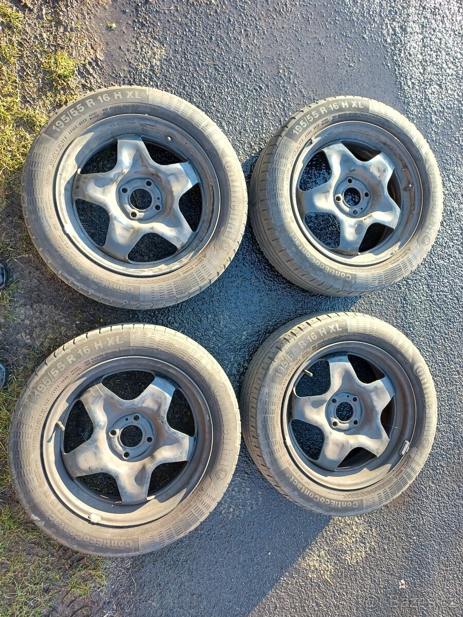 Letní sada 195/55 R 16 H XL, 4 ks Continental