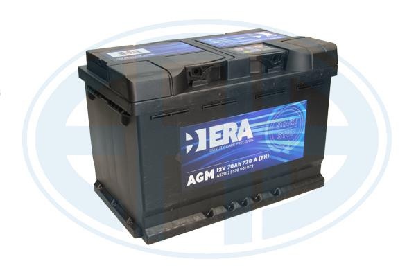 AUTOBATERIE ERA 70Ah P,s.p.720A, 12V, 278x175x190, AGM