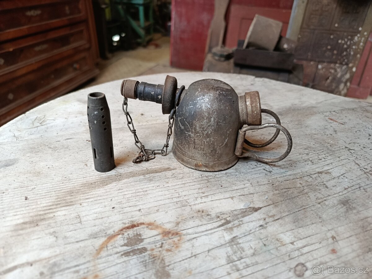 Starý Ruční Hořák / Pájecí Lampa - Značka EH 401