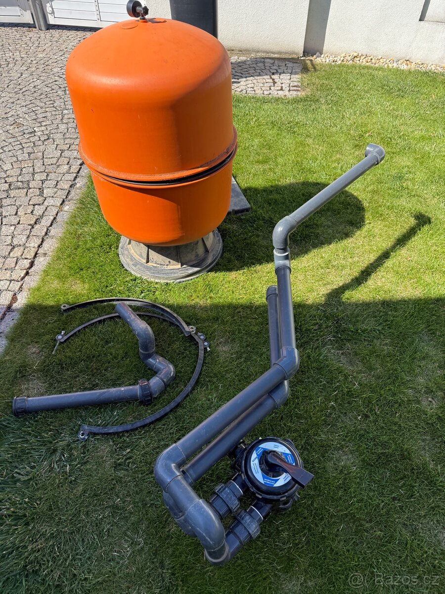 Písková filtrace k bazénu