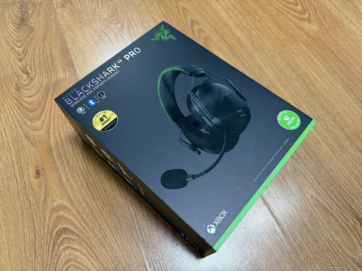 Razer BlackShark V3 Pro Black Edition pro PC a XBOX