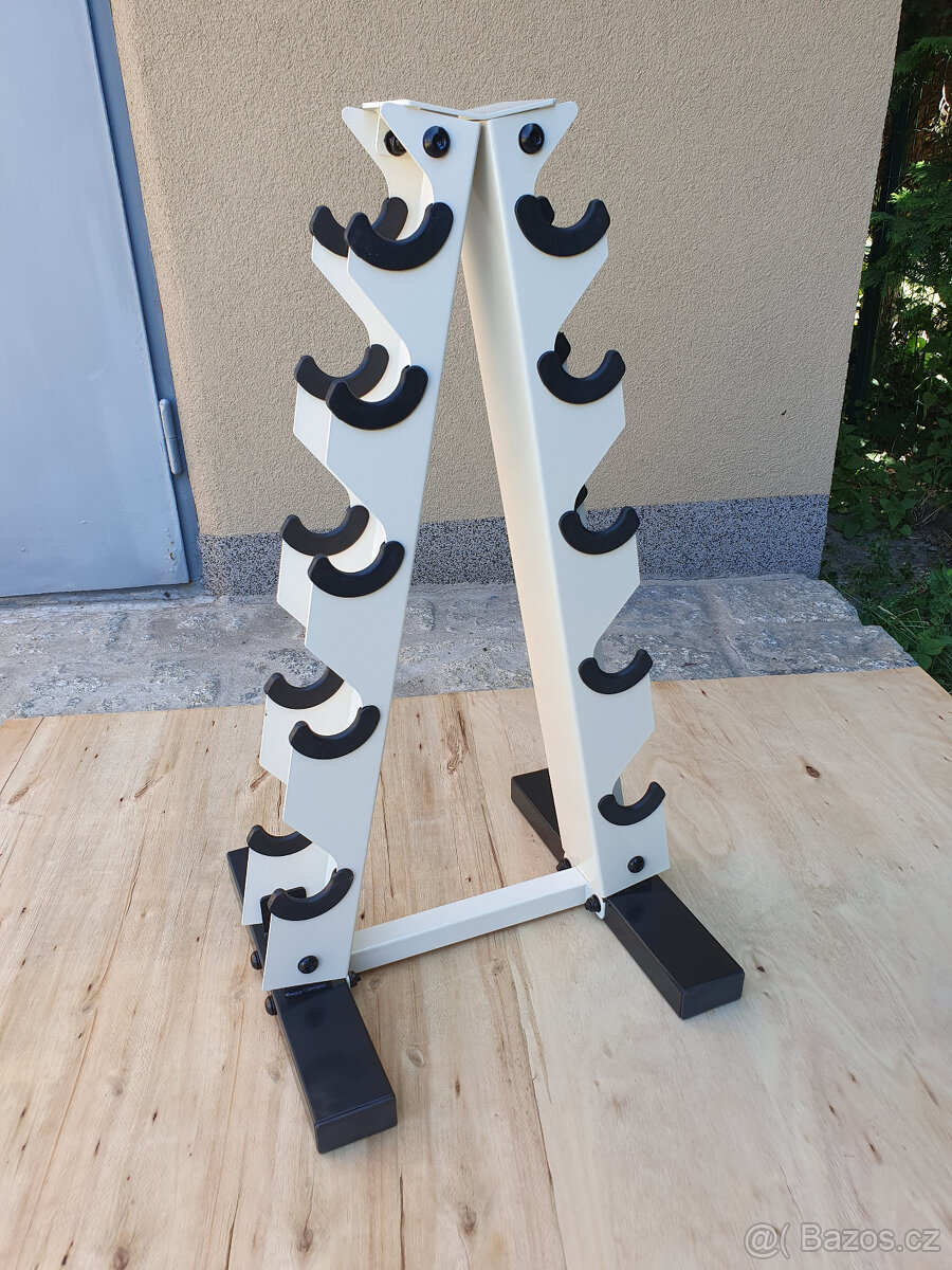 Stojan na jednoruční činky