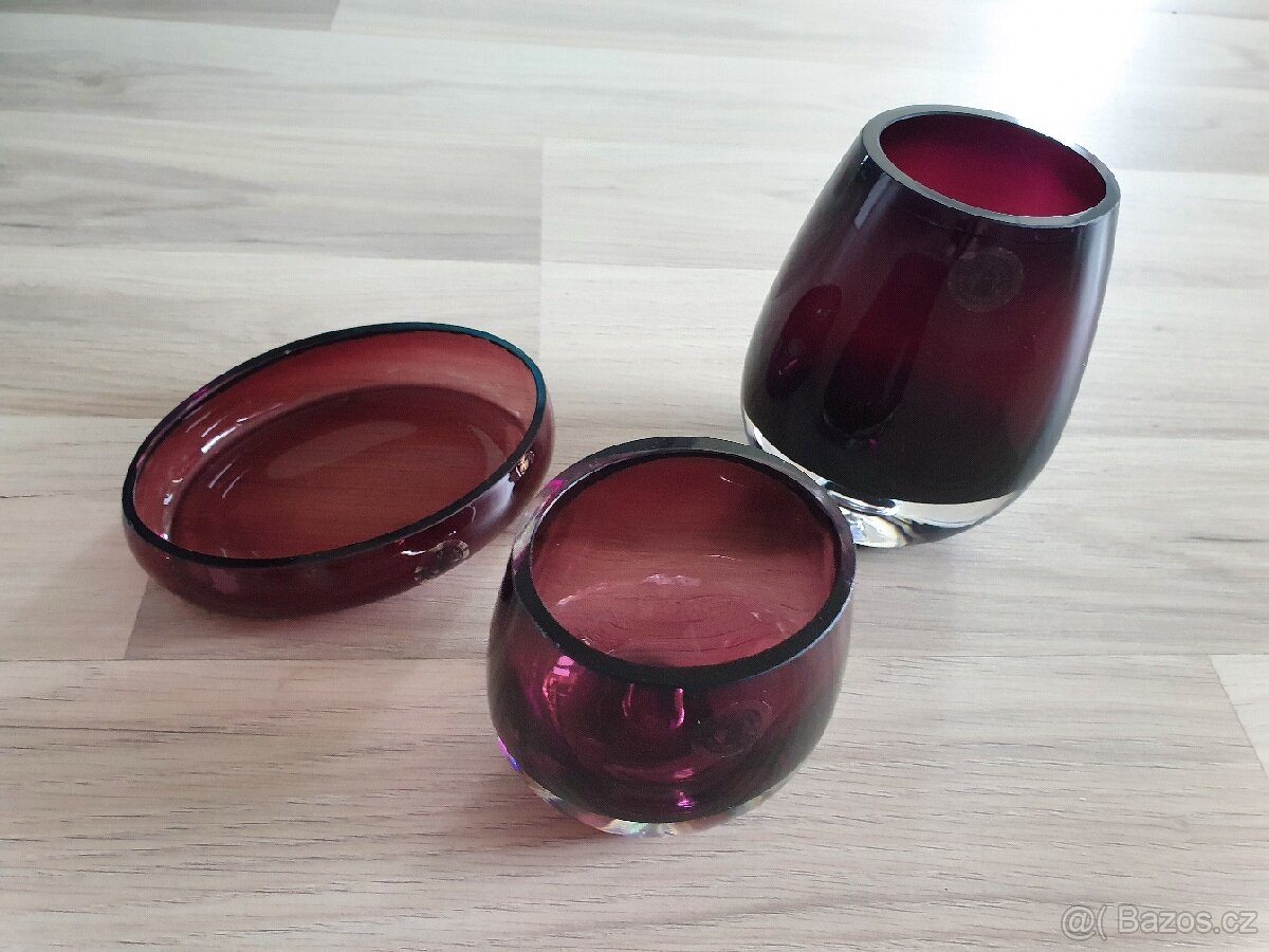 Dekoracni set / koupelnovy set - rucni vyroba, novy.