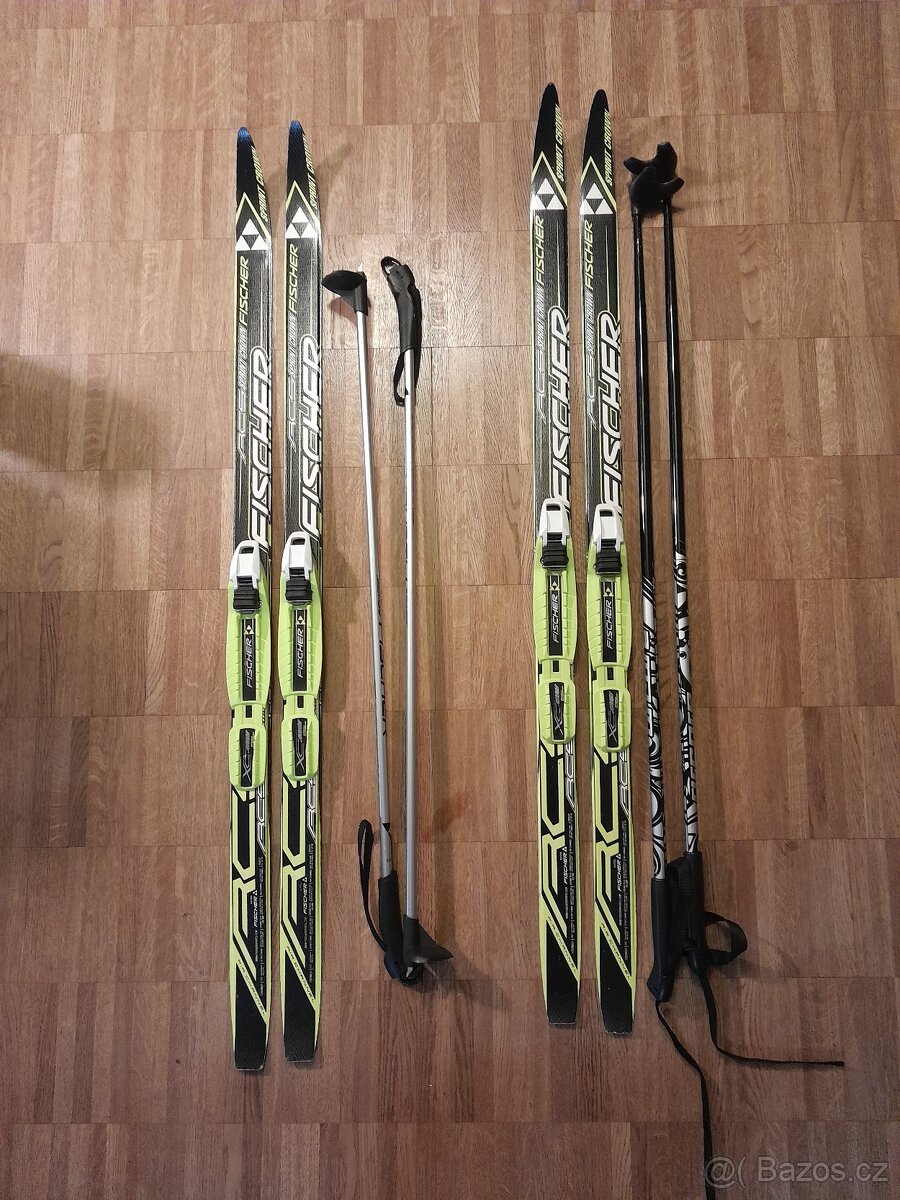 Běžky 120 cm + hůlky