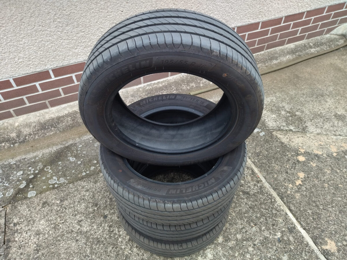 Prodám levně 4ks Michelin Primacy4 letní 195/55 R16 87H