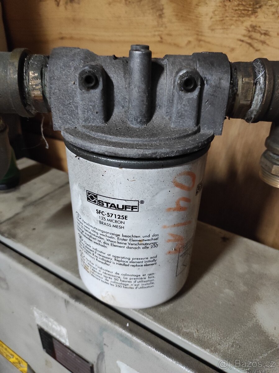 Filtry oleje, mycích roztoků apod