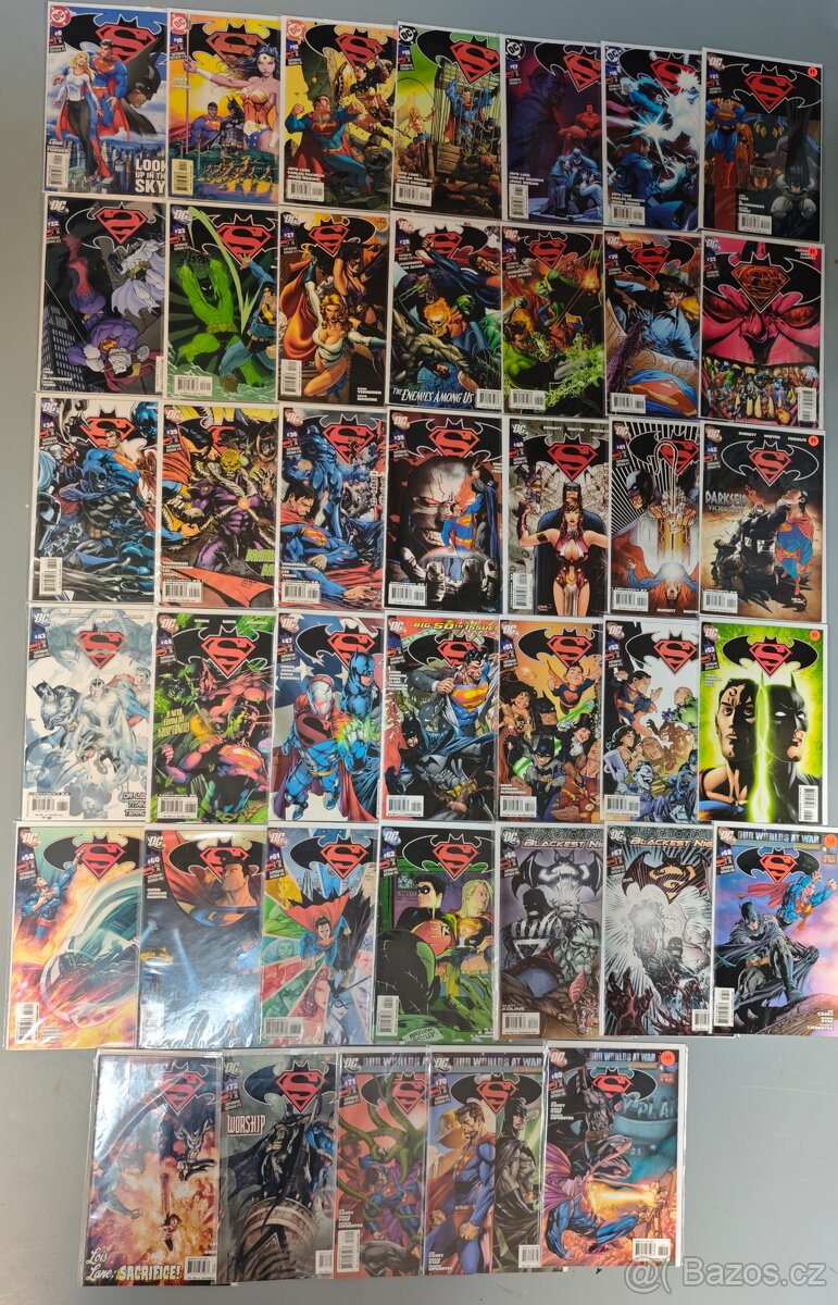 Komiksy sešitové anglicky  Superman Batman