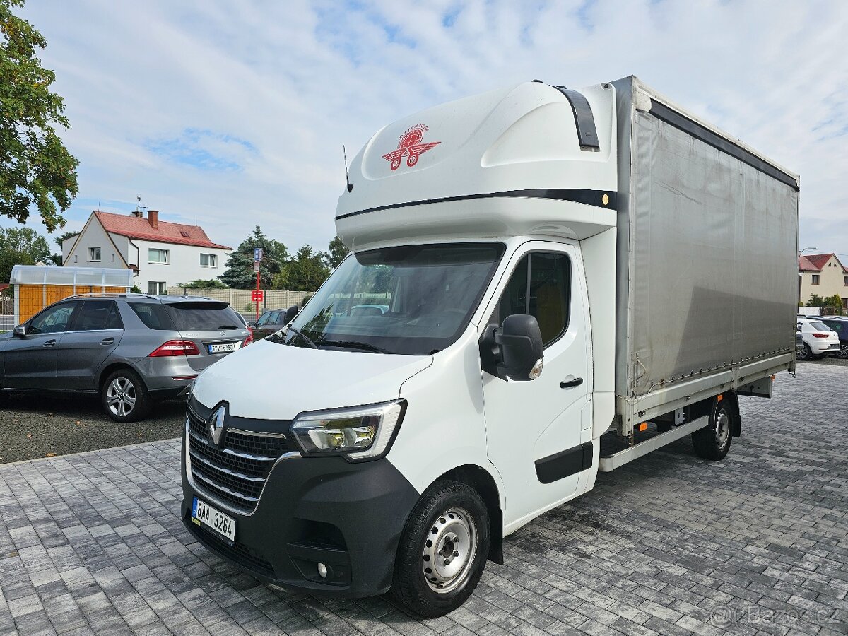 Renault Maste valník s plachtou, 120kW, 10 palet, měchy, DPH