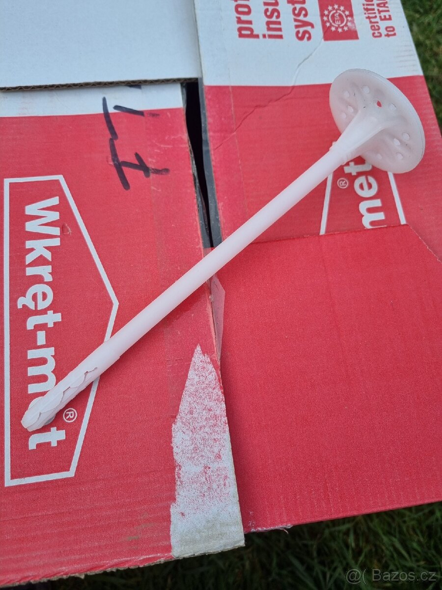 Fasádní hmoždinky 10x200 - kovový trn