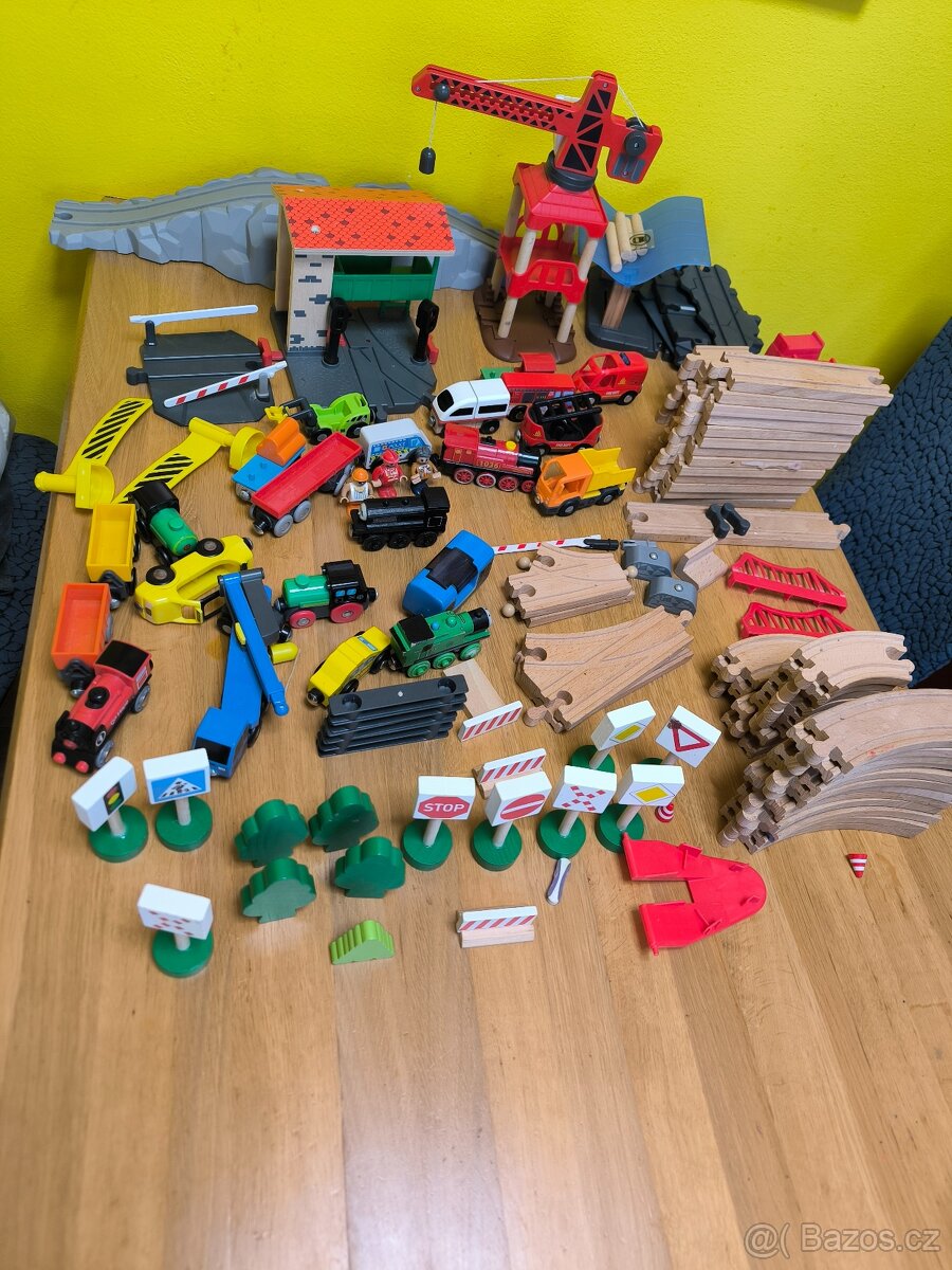 LIDL kolejnice a vláčky mix více stavebnic