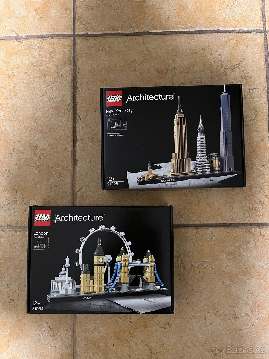 LEGO Architecture New York + Londyn
