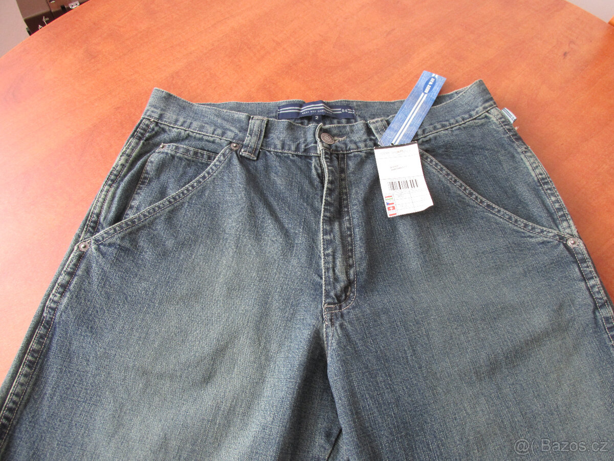 Nové značkové džíny BEST WAY velikost 32