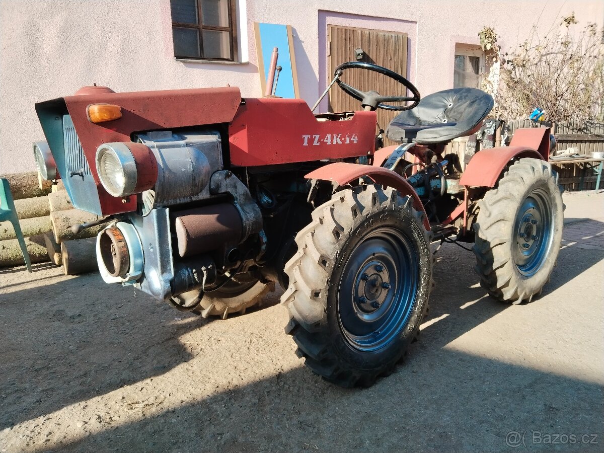 Malotraktor Tz4k-14 4x4 Agrozet Prostějov