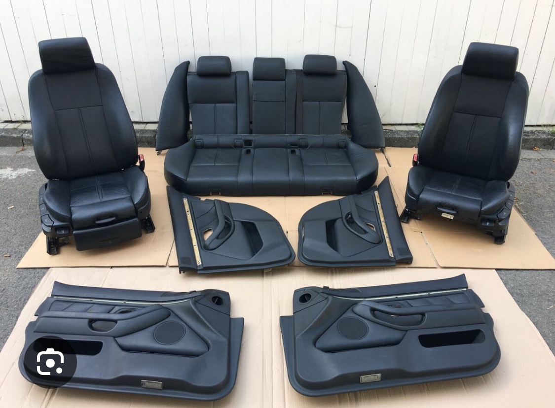 Koupím černé sportovní sedačky bmw e39