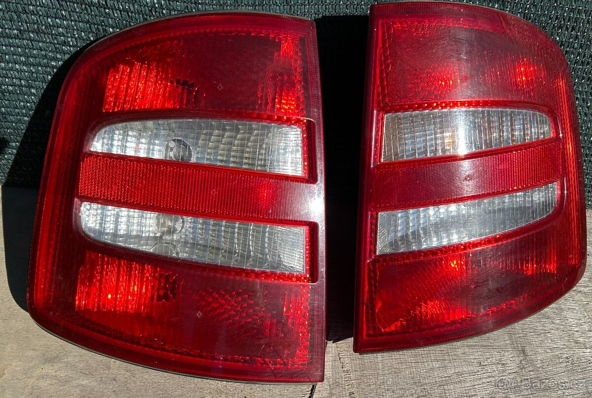 2x Zadní světla Škoda Fabia Combi, použitá
