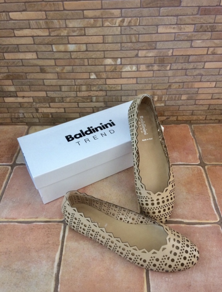Kožené baleriny Baldinini