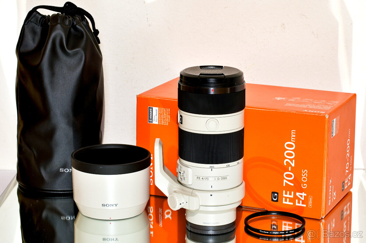 Sony FE 70-200mm f/4 G OSS + UV filtr TOP STAV