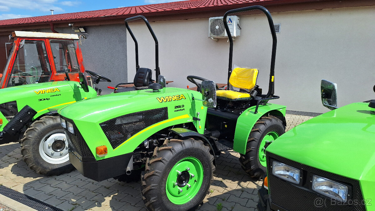 malotraktor WINEA 26 LD Comfort zánovní stav