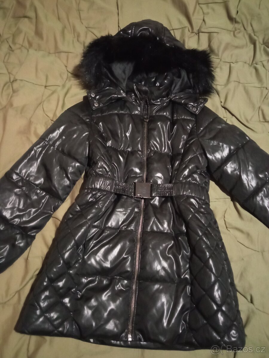 Dívčí zimní bunda jako nová HM vel 128