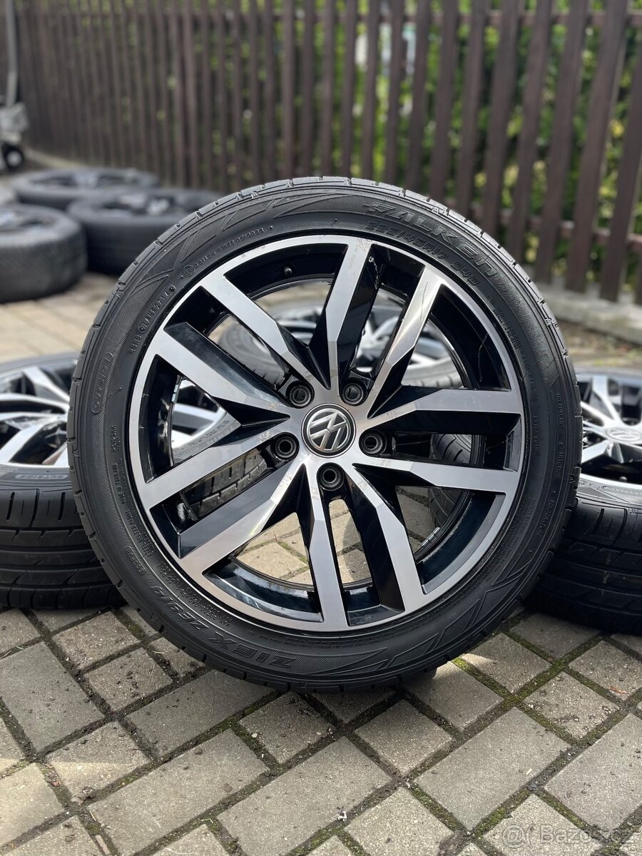 ORIGINÁL Alu Volkswagen MADRID R17, 5x112 - LETNÍ PNEU