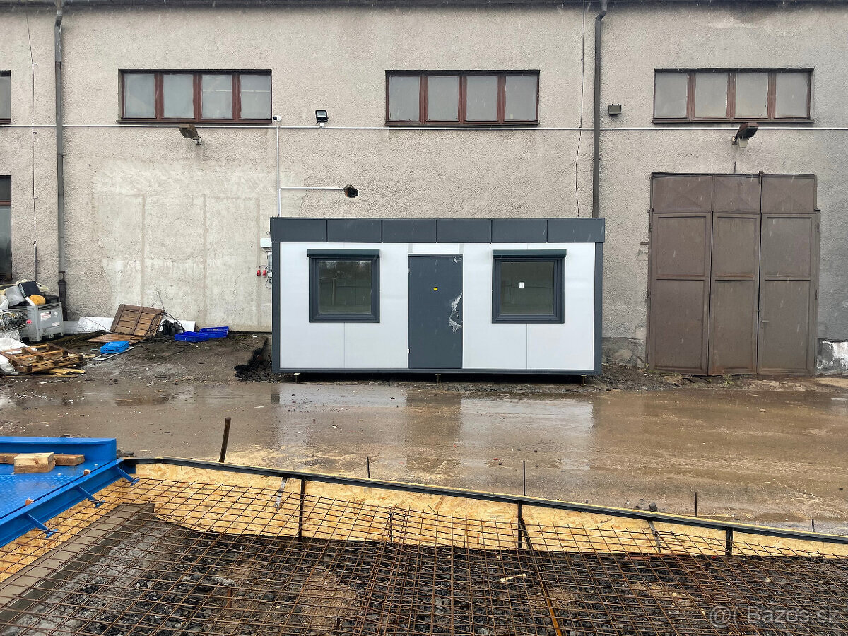 Kancelařsky obytný kontejner A15 - světle šedá